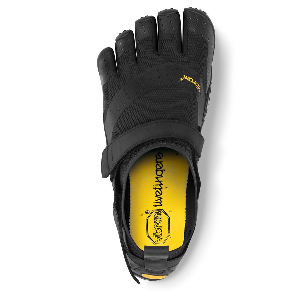 Vibram Five Fingers Mens V-Aqua - Water Shoes Black - CHD470852